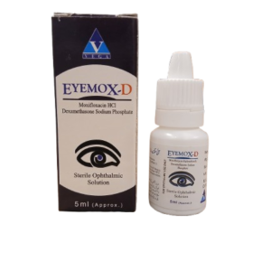 Eyemox D Eye Drops antibiotic steroid for bacterial eye infection treatment