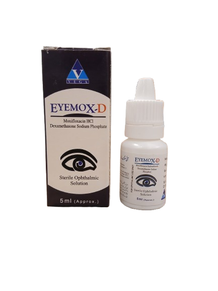 Eyemox D Eye Drops antibiotic steroid for bacterial eye infection treatment