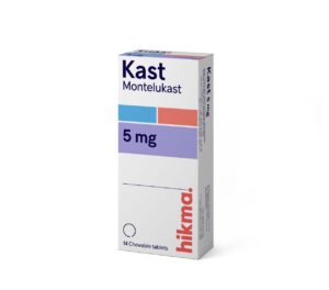 KAST 5 mg Montelukast round film-coated tablet for asthma and allergy relief