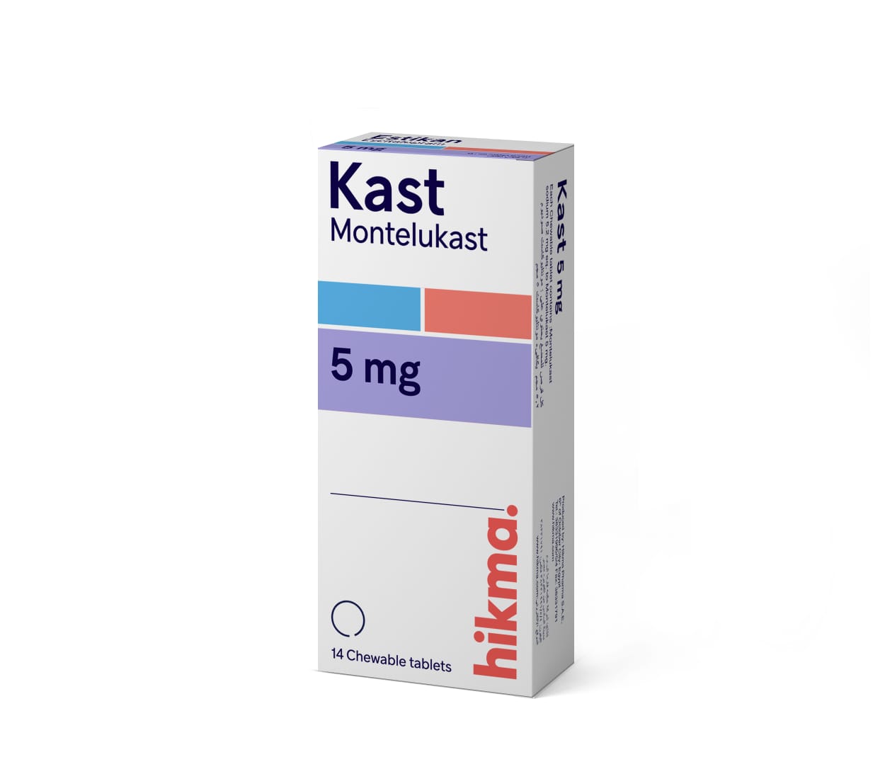 KAST 5 mg Montelukast round film-coated tablet for asthma and allergy relief