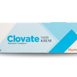 Clovate® 0.05 percent cream clobetasol propionate topical corticosteroid tube