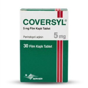 Coversyl 5 mg perindopril arginine film coated tablet