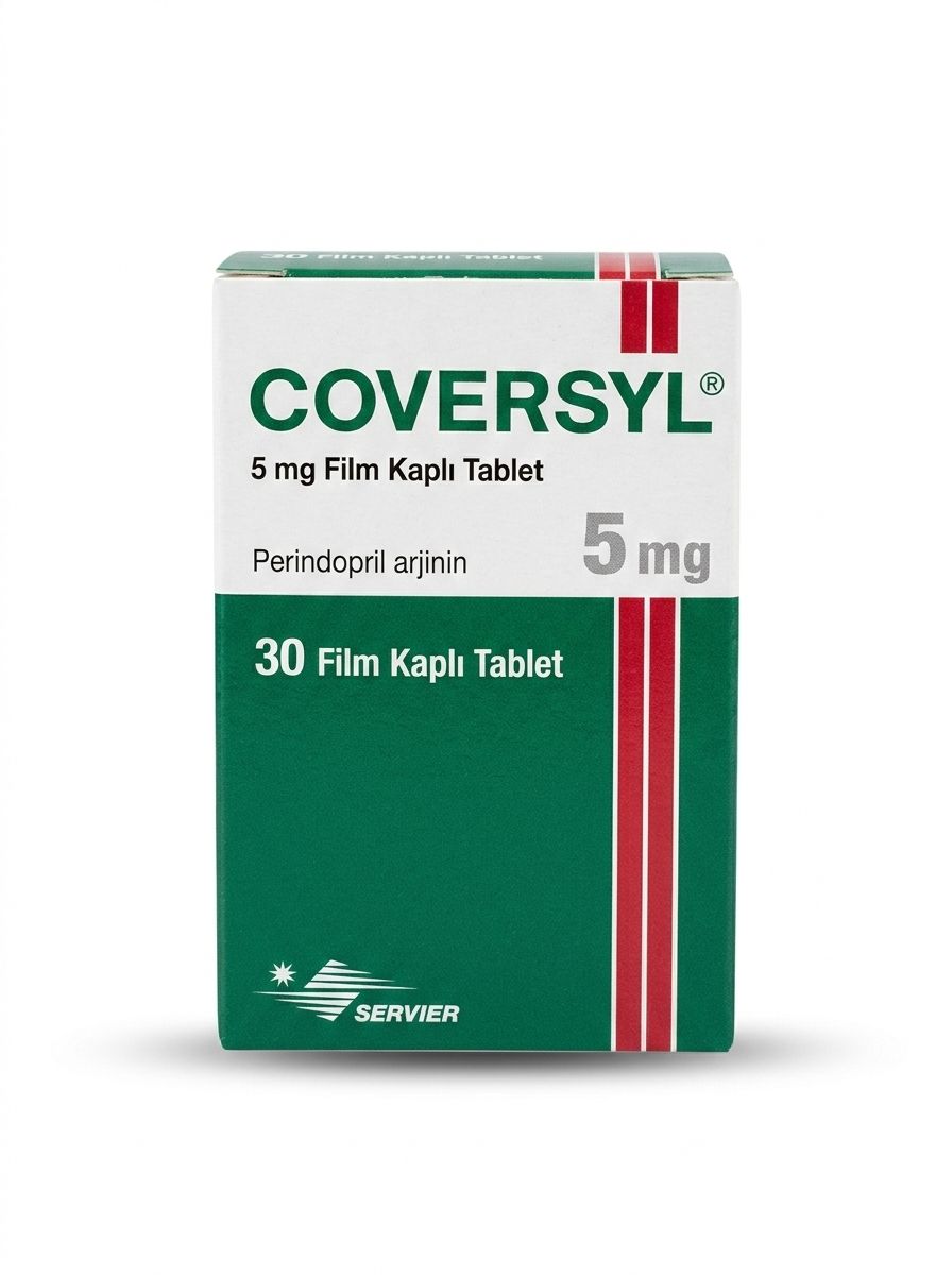 Coversyl 5 mg perindopril arginine film coated tablet