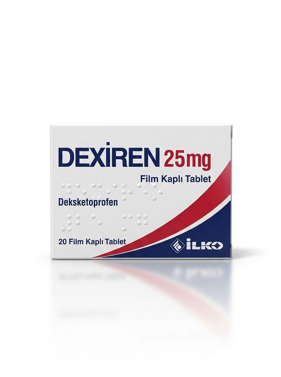 DEXIREN 25 mg dexketoprofen film coated tablet