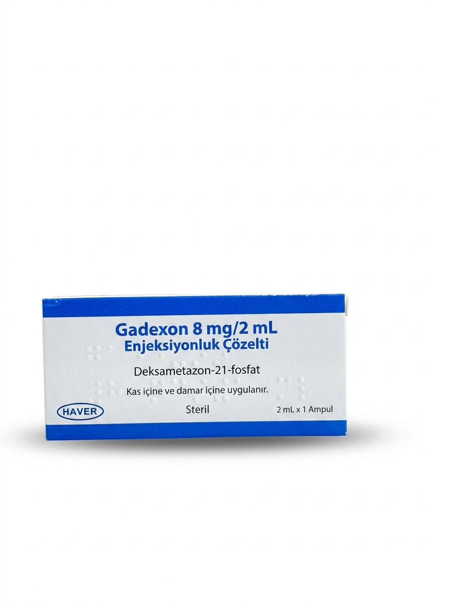 GADEXON 8 mg 2 mL injection containing dexamethasone used for inflammation treatment