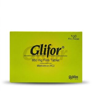 Glifor 850 mg metformin HCl film tablet