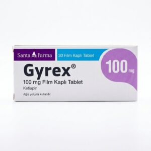 Gyrex 100 mg quetiapine film coated tablet