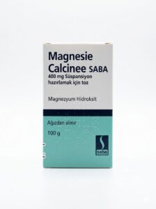 Magnesie Calcinee SABA 400 mg magnesium hydroxide suspension