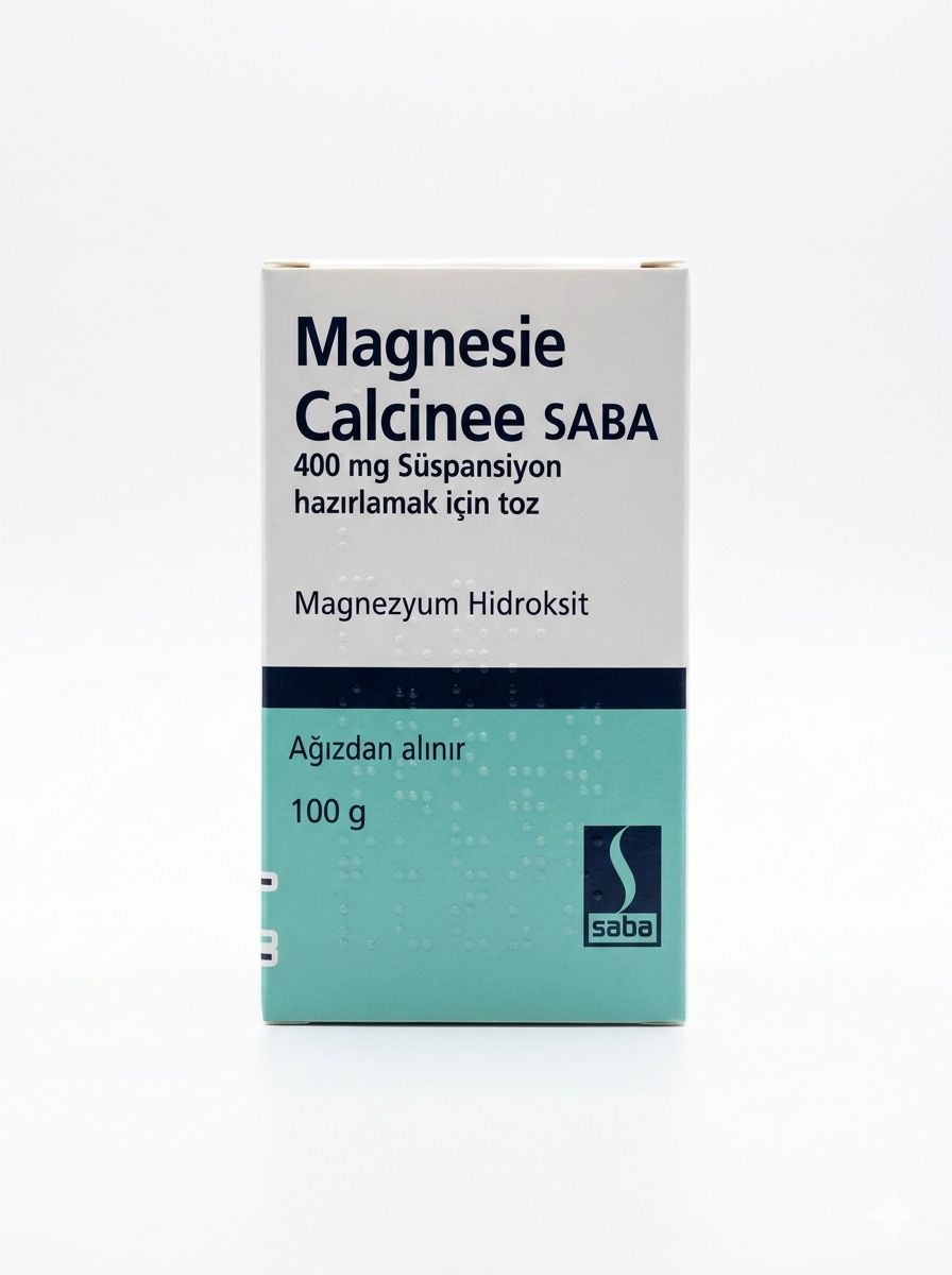 Magnesie Calcinee SABA 400 mg magnesium hydroxide suspension