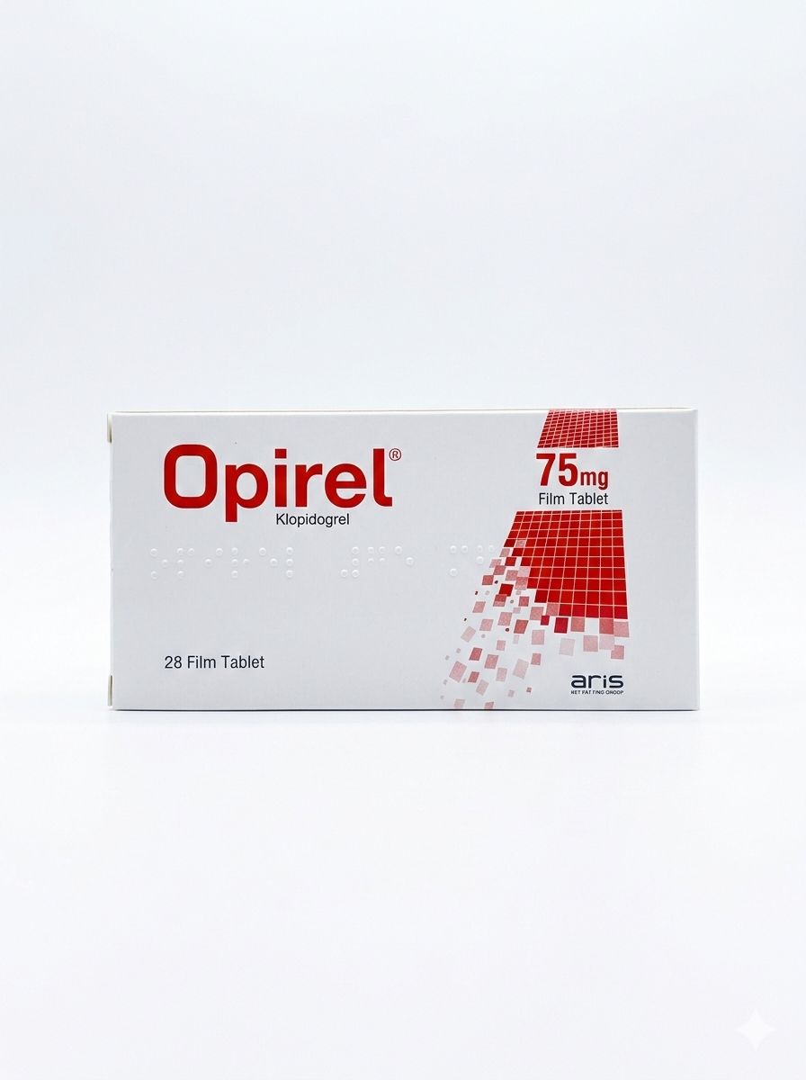 Opirel 75 mg clopidogrel film tablet