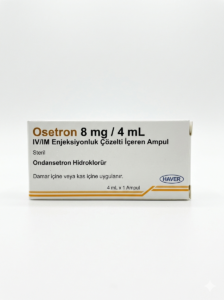 Osetron® 8 mg 4 mL injection containing ondansetron hydrochloride used for nausea and vomiting treatment