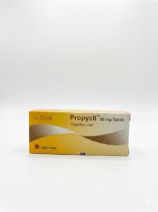 Propycil® 50 mg propylthiouracil tablet blister pack packaging