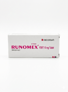 RUNOMEX® FORT 15 mg tablet containing meloxicam used for arthritis pain and inflammation