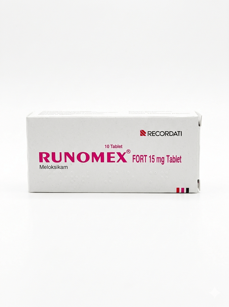 RUNOMEX® FORT 15 mg tablet containing meloxicam used for arthritis pain and inflammation