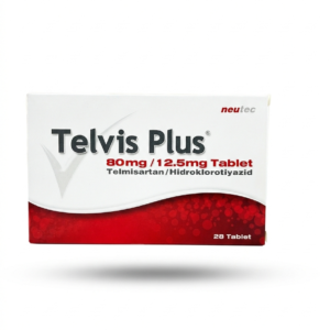 Telvis Plus® 80 mg / 12.5 mg tablet containing telmisartan and hydrochlorothiazide used for hypertension treatment