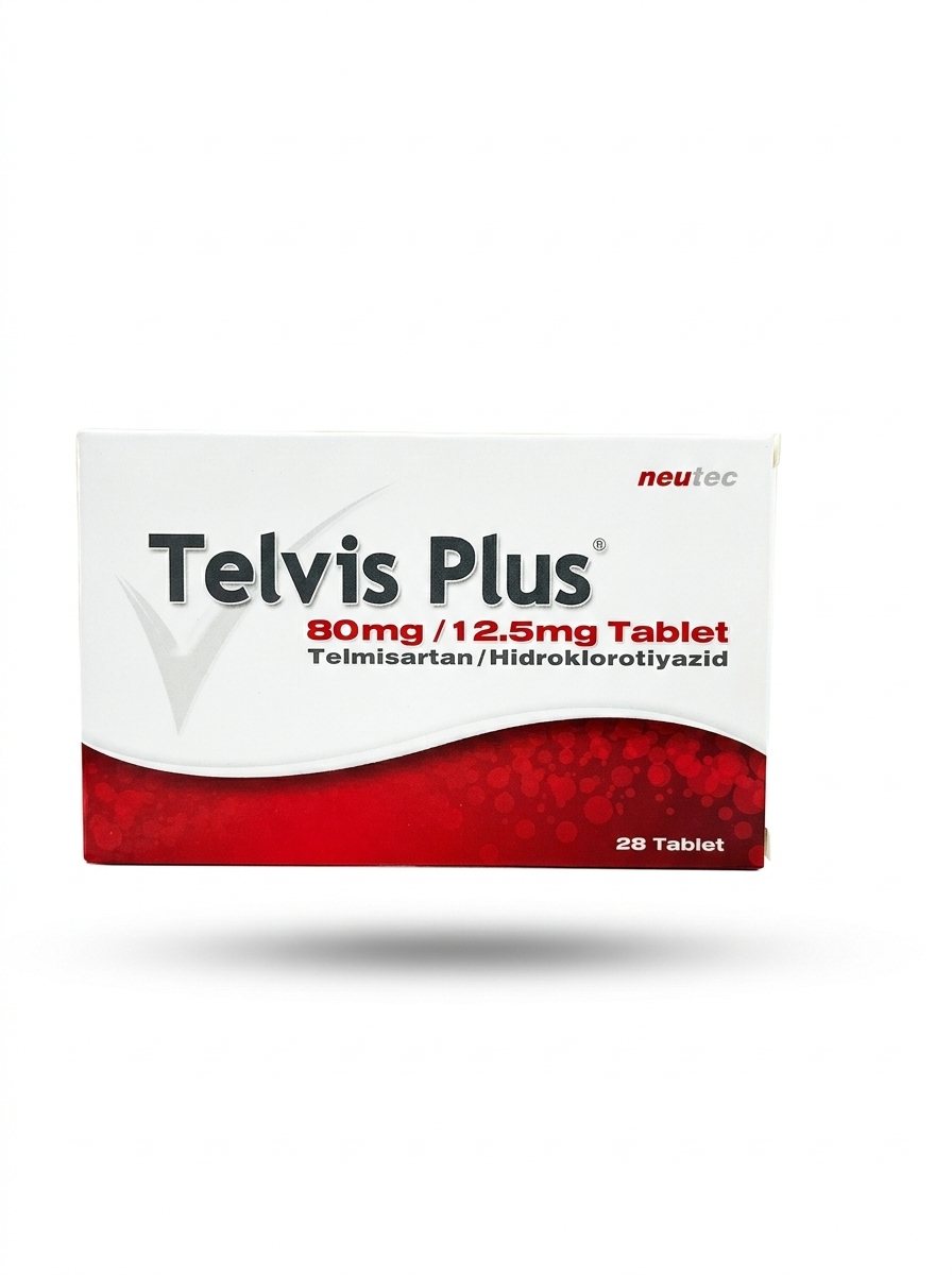 Telvis Plus® 80 mg / 12.5 mg tablet containing telmisartan and hydrochlorothiazide used for hypertension treatment