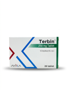 Terbin® 250 mg Tablets Terbinafine 28 tablet pack